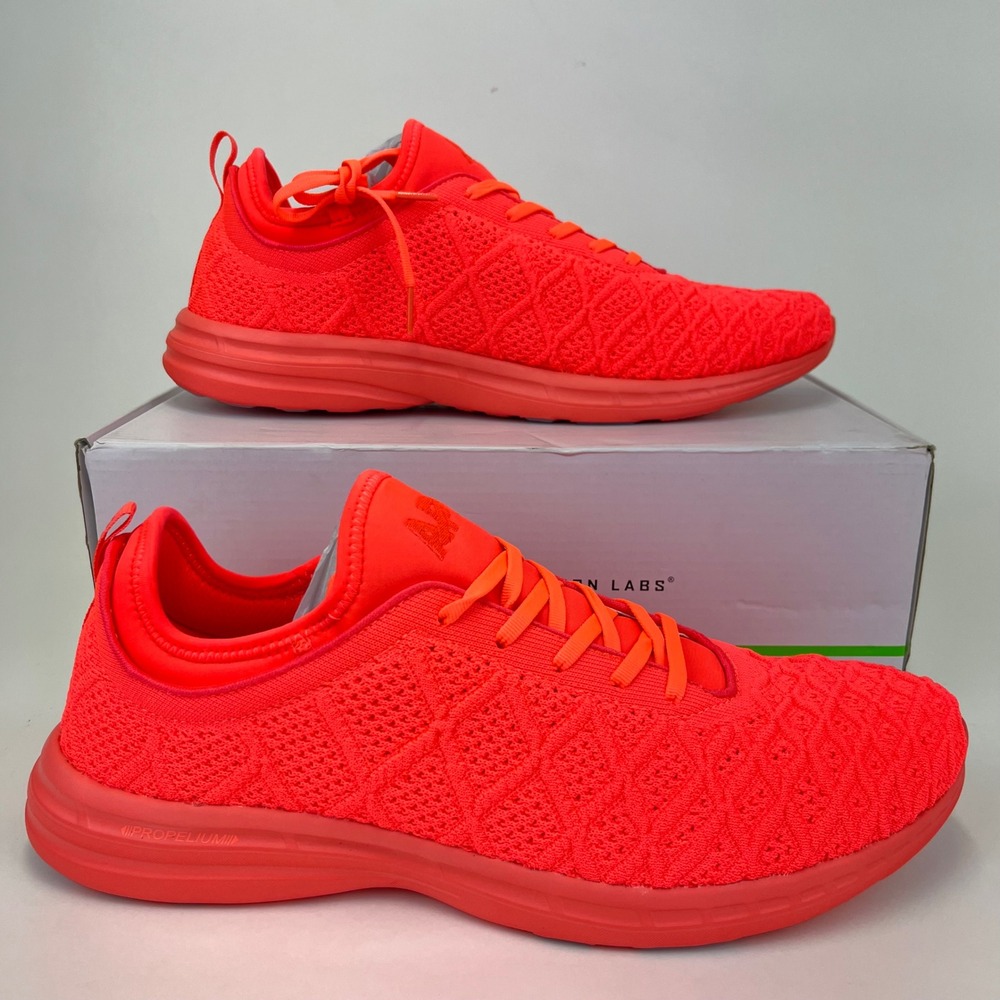 APL TechLoom Phantom Running‎ Shoes Lightweight Athletic Neon Red Size 14